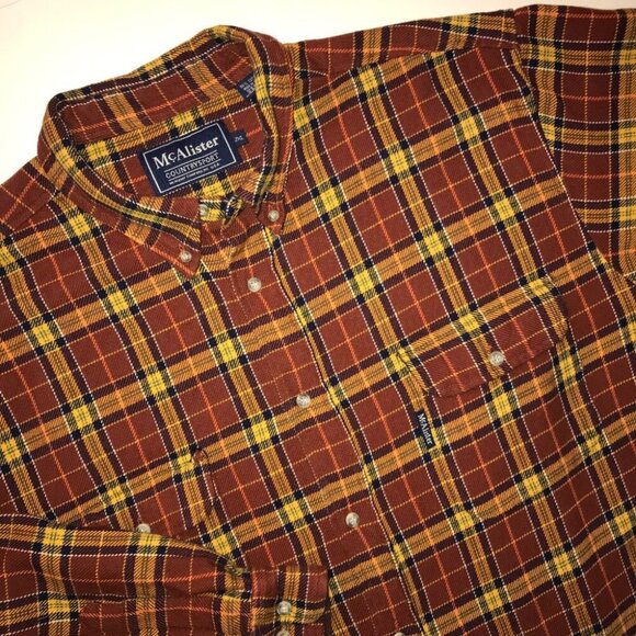 Men's McAlister Countrysport Long Sleeve Button Shirt-Size 2XL - Picture 12 of 13